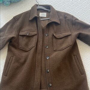 Brown Wool Aritizia Jacket